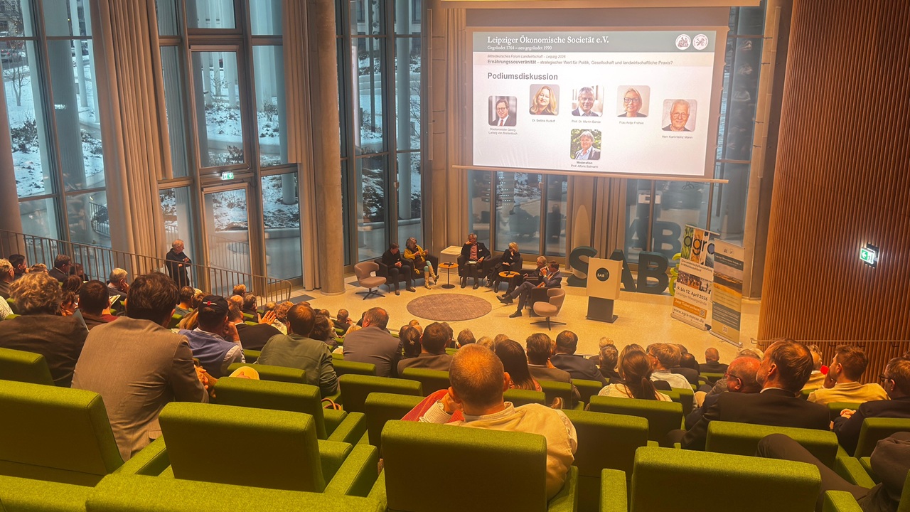 Mitteldeutsches Forum Landwirtschaft 2026: Ernährungssouveränität als strategische Aufgabe