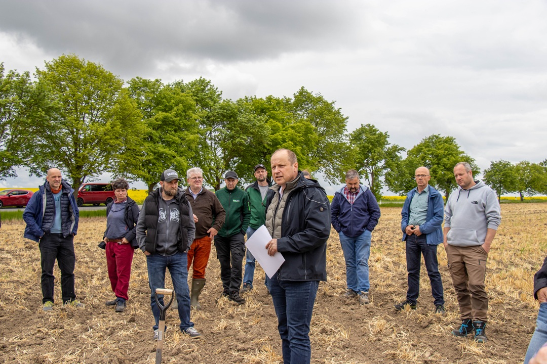   ELER ZFL Projekt: Feldtag der StripTill Kooperation Thüringen