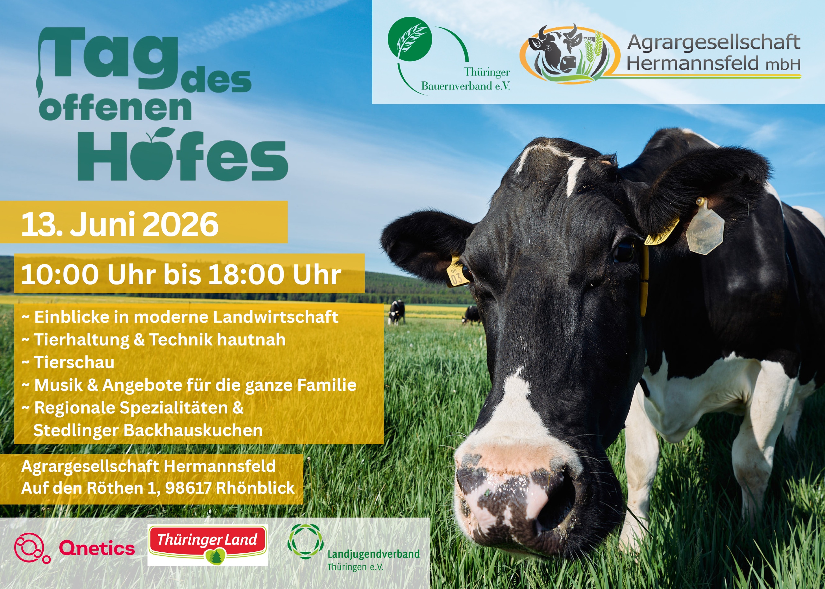 Auftakt der Hoffestsaison 2026 in Thüringen am 13. Juni