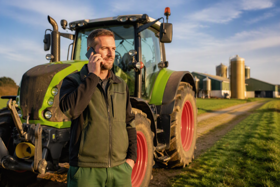 Moderne Telefonie für landwirtschaftliche Betriebe: Flexibel erreichbar – im Büro, auf dem Hof und unterwegs
