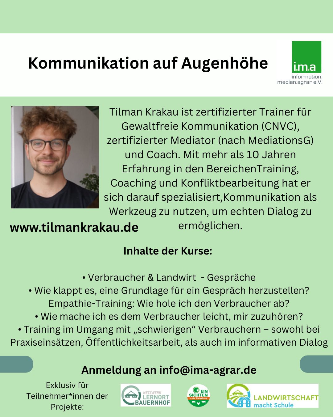 ima seminar auf Augenhöhe