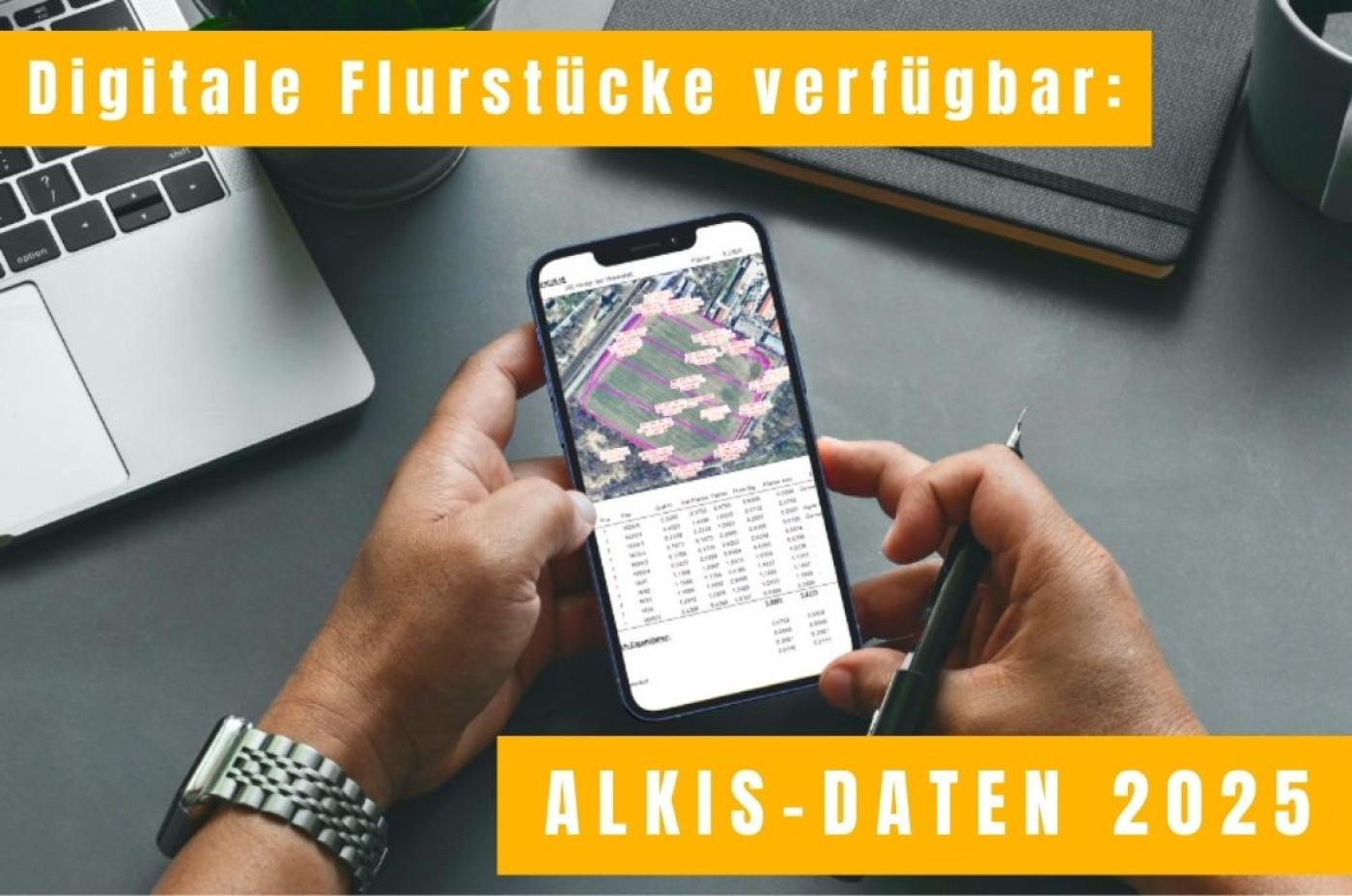 ALKIS: Digitale Flurstücksdaten verfügbar