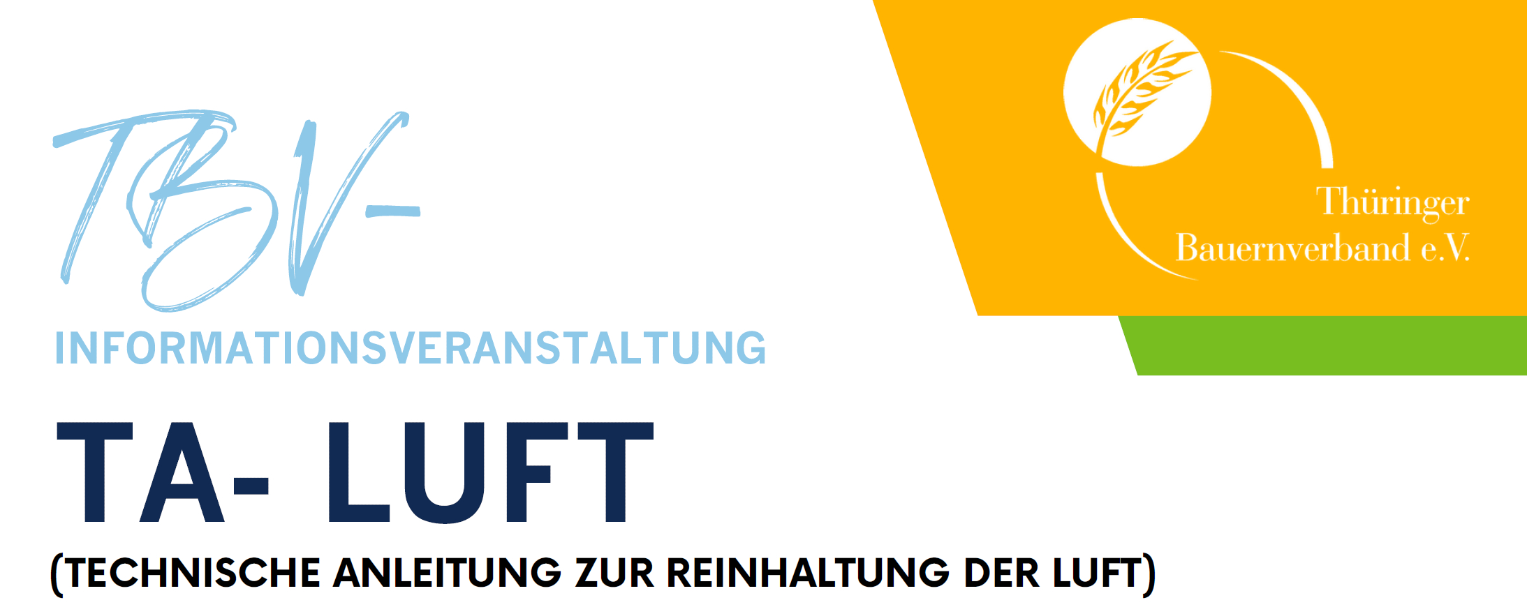 Veranstaltung zur TA-Luft: Gemeinsam das Beste daraus machen!