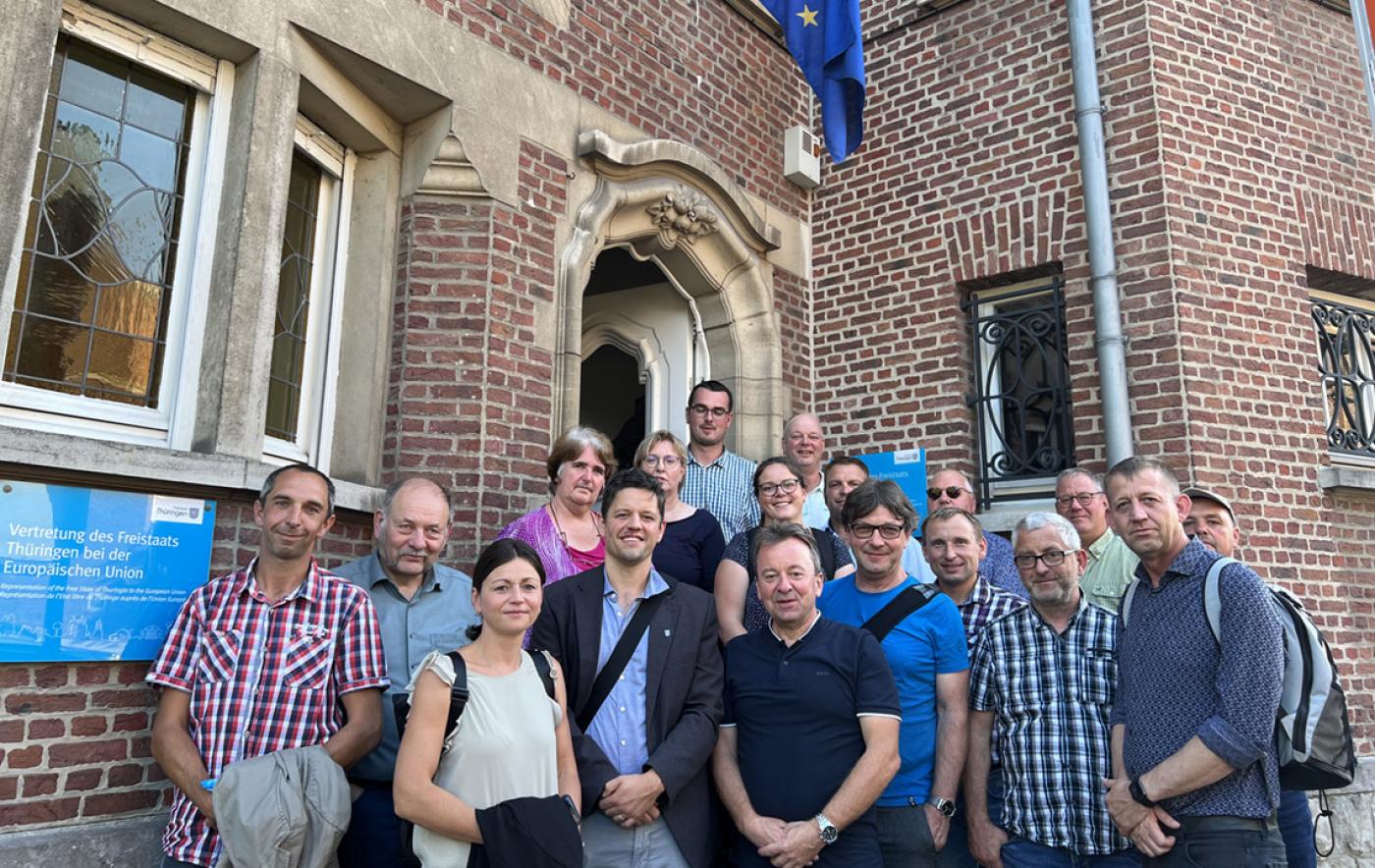 Präsidium des Thüringer Bauernverbandes zu Besuch in Brüssel
