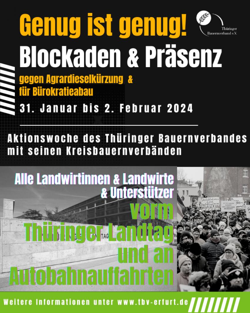 Bauernproteste: Weitere Aktionen in dieser Woche – Seid dabei!