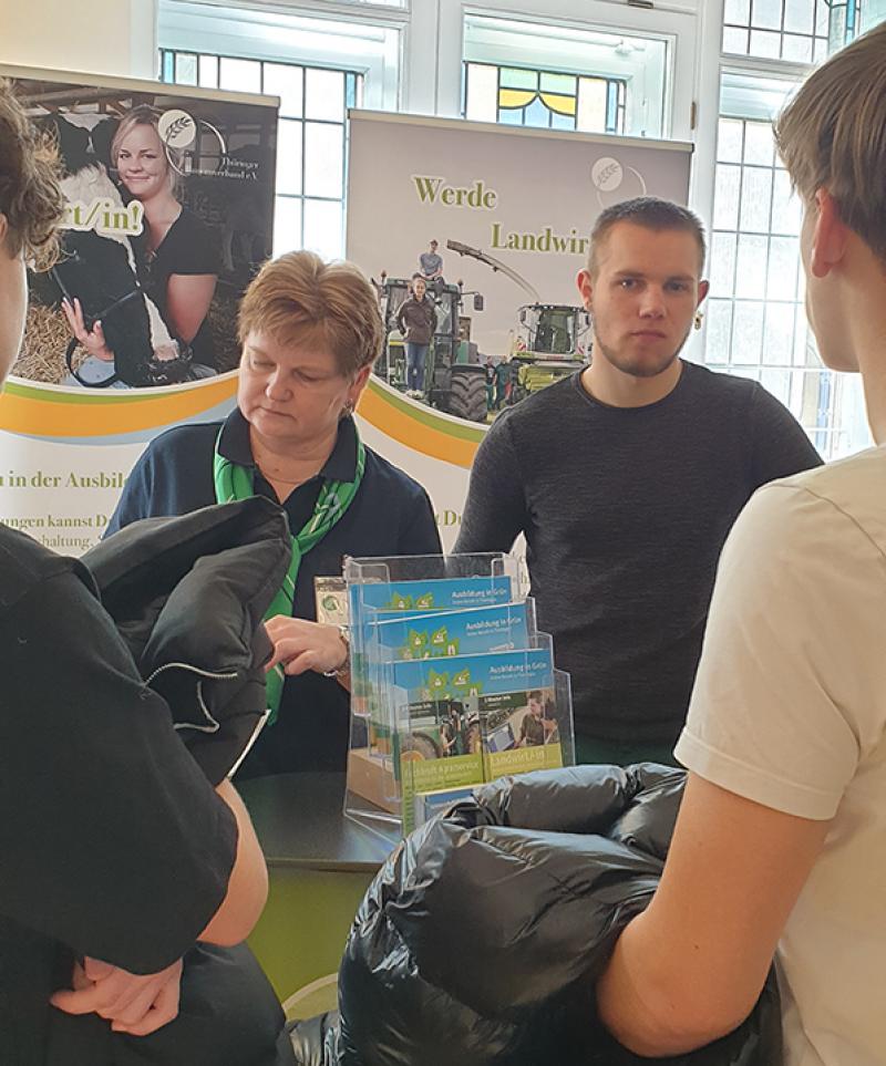 Bauernverband wirbt für grüne Berufe auf 29. Berufs-Info-Markt in Jena