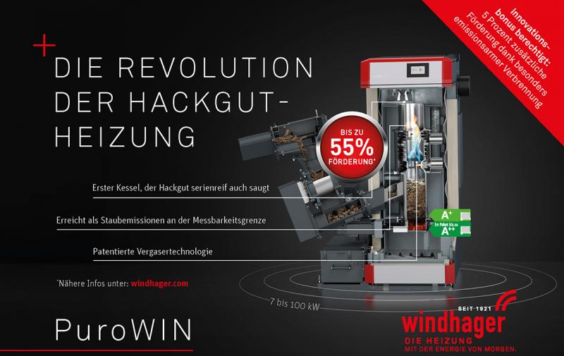 PuroWIN: Innovatives Heizen mit Hackgut