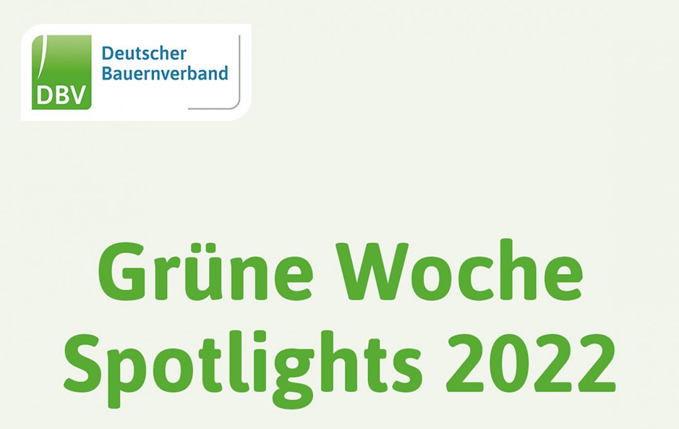 Digitale IGW-Spotlights des Deutschen Bauernverbandes