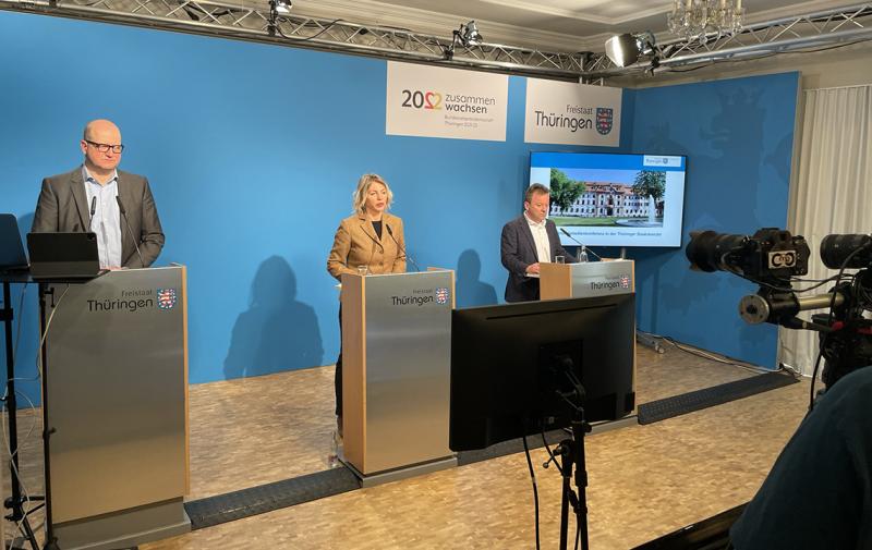 Regierungsmedienkonferenz: Thüringer Bauernverband und Landwirtschaftsministerium informieren über Lebensmittelversorgungssicherheit