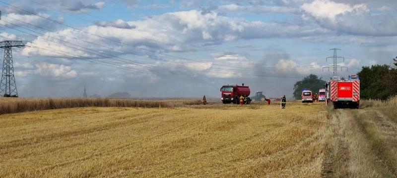 Feld- und Maschinenbrände in Thüringen